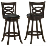 Cappuccino Swivel Bar Height Stool B062P153494