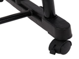 Dual-bar Vertical & Horizontal Stretching Stand Clothes Rack with Shoe Shelf YJ-04 Black & Silver 95408394