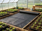 4x100FT 8OZ Non Woven Geotextile Fabric, Heavy Duty Weed Barrier Landscape Fabric, Ground Cover Weed 24176939