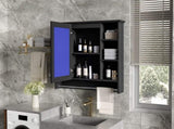 3-in-1 Bathroom Mirror Cabinet, 36-inch Wall Mounted Medicine Cabinet with Adjustable Shelf & Soft N710P358618B