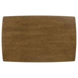 Retro Chestnut Dining Table with Angled Legs B062P153717