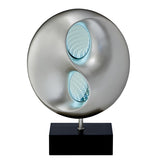 Ultra-Modern Design Table Lamp LED Lights Infinity Mirror Black and Silver Finish Antique Night Lamp B011P162530