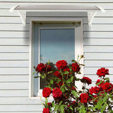 HT-100 x 80 Household Application Door & Window Rain Cover Eaves Brown Board & 28466374