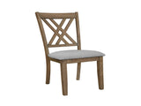 Amador Cross Back 2PK Dining Chair Set B201P408886