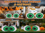 2 Packs Halloween Inflatables Large Set of Lighted Eyes Decoration, 3FT Blow Ups Green Eyes for 13264180