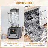 Blenders for Kitchen, 2000W Professional Grade High-Speed Countertop Blender with 68oz Pitcher & 75019525