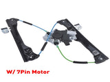 Front Left Side Power Window Regulator with 7-Pin Motor Fits for Chevy Volt 2011-2015 22938326 07885915