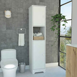 Charlotte Linen Cabinet, 2 Single Door Cabinet, Division, One Shelf B128P148897