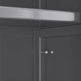 Open-door kitchen shelving Floor-to-ceiling multilevel household microwave storage cabinet bowls W509P164655