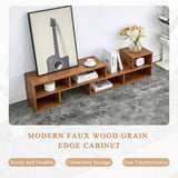 2 Pieces Cube TV Stand,Free Combination Gaming Entertainment Center Media Stand,Open Storage 67343504