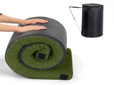 75"D x 30"W x 2.5"H sleeping mat for camping green 75799408