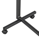 Multifunctional Adjustable Bedside Table MDF/Iron/4 Wheels With Brake, Silver Grey 27887581