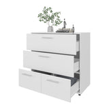 Oto Dresser with 4 Spacious Drawers, White B128P343783