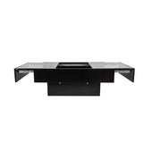 Coffee Table with Sliding Tabletop, Center Table with Hidden Storage Compartment, Extendable Table W331P270515