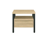Yawan Oak & Black Finish Accent Table B2726P287569
