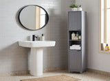 Gray particleboard with melamine veneer and MDF grid vacuum forming, 30*28*170cm, two doors and two 52471104
