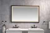 Bathroom led mirror is multi-functional and each function is controlled by a smart touch button. W2152130269