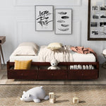 ZUN Orisfur. Twin Size Platform Storage Bed with 3 Drawers WF193634AAD