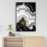 Luxury Crystal Pearl Oil Painting Wall Art Contemporary Hallway Decor Premium Canvas Mural for W3374P322234