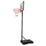 ZUN Basketball Hoop Outdoor Portable Basketball Goals, Adjustable Height 7ft - 10ft for Adults & 57794228