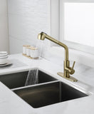 Utility Sink Faucets Single-Handle Pull-Out Laundry Faucet with Dual Spray Function in Stainless W928110189