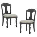 ZUN Wooden Frame Upholstered Dining Chairs set of 2,Mid Century Retro Chairs Comfor Kitchen Chairs for W2582P205329