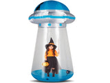 8.8 FT Halloween Inflatable UFO Yard Decoration, Fun Tall Blow up Yard Decor with Built-in LED 24974284