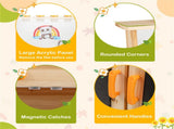 Kids Outdoor Mud Kitchen Playset, Realistic Stoves/Sink with Utensils & Chalkboard for Creative Play 72563983