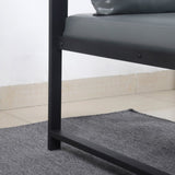 Lounge, living room, office or the reception area PVC leather accent arm chair with Extra thick W1359P194177