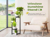 Tall Plant Stand Indoor Outdoor, Corner Metal Flower Pot Stands for Multiple Plants, 4 Tier Heavy 57525437