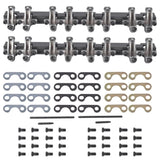 Shaft Mount Style 1.6 Ratio Stainless Steel Roller Rocker Arms Fit for Chevy SBC 350 61652038