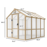 Wooden Walk-in Greenhouse Kit 26732641