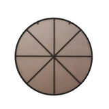 Wall Mirror 42 Inch Black Circular Mirror Metal Framed Mirror Round Vanity Mirror Dressing Mirror, W143570513