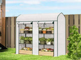 Garden Bed with Mini Greenhouse 20295784