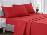 Bed Sheets 4-Piece Set OEKO-TEX Certified Bedding with Fitted Sheet, Flat Sheet & Pillowcases 84018584