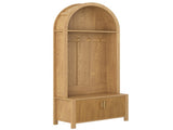 Arched Top Hall Tree with Bench and Shoe Storage,mudroom bench with storage,70.3"Arch Coat Rack with 81770398