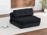 Folding Sofa Bed, Convertible Sleeper Chair with Pillow Foldable Mattress with Back Support, W2200P575430