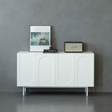 ZUN 4 Door Cabinet, Modern Accent Cabinet, Sideboard Buffet Cabinet, Entryway Cabinet with Storage for W2565P189587