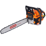 Chainsaw gas 20inch ,52cc Gasoline Chain Saw for Trees ,Wood Cutting 2-cycle EPA Compliant,Oregon W46542536
