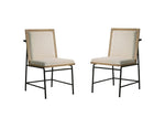 ZUN Torrance Set of 2 Oak Finish 18.5" Dining Chairs B061P159841