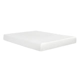 ZUN Plush 8 in. Medium Gel Memory Foam Mattress for Twin XL Size Bed in a Box with Breathable White Aloe B011P199712