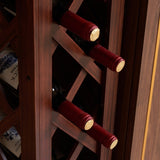 ZUN 12 Bottles Freestanding wine rack,Wine Storage Rack, Freestanding Display Rack for Kitchen, Pantry, W2221P193099