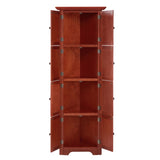 4-Tier 72" Corner Kitchen Pantry Storage Cabinet with 8 Doors Tall Storage Cabinet, Corner Cabinet W1758P211013