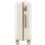 Luggage Set of 3, Airline Certified Carry-on Luggage with Cup Holder, ABS Hard Shell Luggage with N726P296016R
