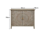 2 Door Cabinet, American Furniture, Suitable for Bedroom, Living Room, Study W688P143784