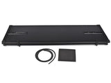 Matte Black Hard Tri-Fold Truck Bed Cover, 5FT Waterproof Tonneau Cover with LED Replacement for 82794751