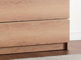 Devi Oak Wood Closet System B040P311959