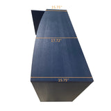 Stylish and Functional 2-Door 3-Drawer Cabinet with Carved Effect, for Bedroom,Living W757P144374