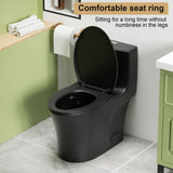1.1/1.60 GPF Dual-Flush One Piece Toilet,Button on Tank top S-trap, Water-Saving Elongated Comfort W3192P277904