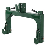 3 Pt Quick Hitch Adapter For Category 1 & 2 W/ Adjustable Bolt Tractor 3000lb,Green 72514488